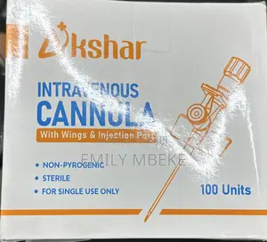 Intravenous Canula With Wings and Injection Port