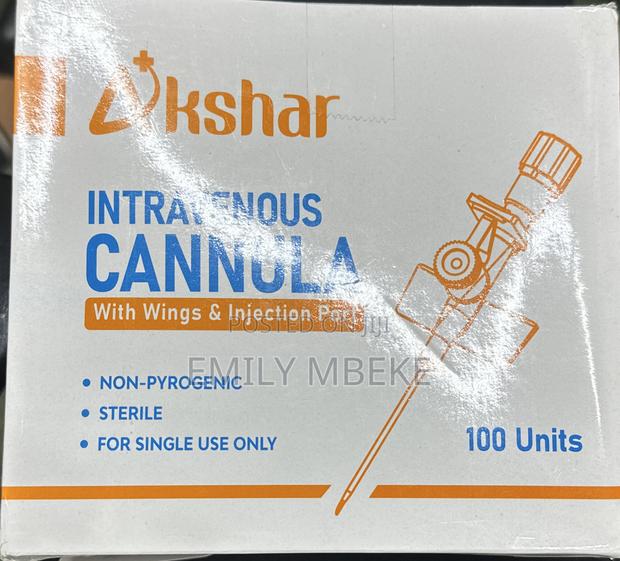 Intravenous Canula With Wings and Injection Port