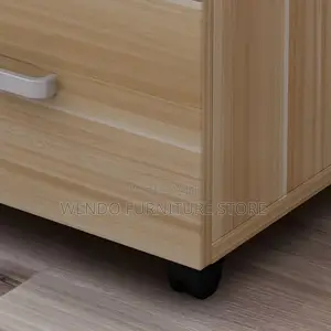 Office Cabinet : White 3-Drawer Mobile Pedestal Cabinet