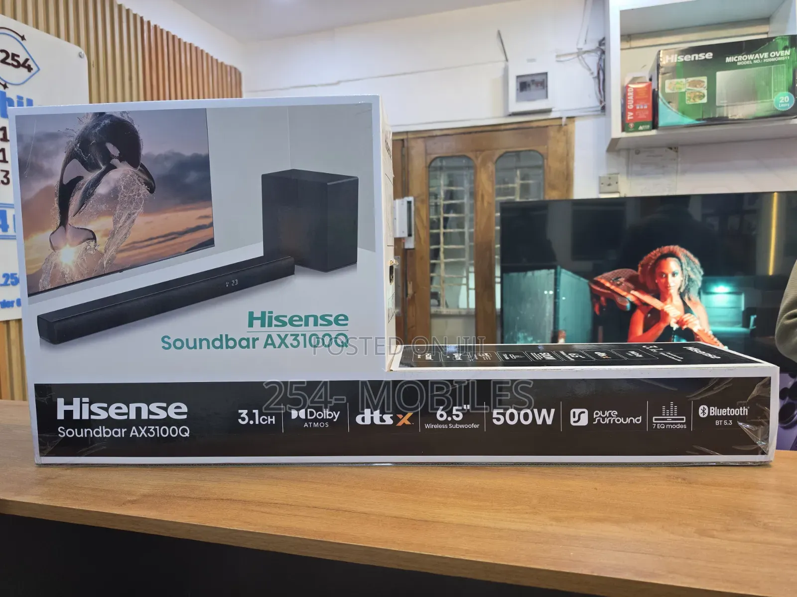 Hisense Soundbars AX3100Q 500WATTS – Powerful Dolby Atmos Audio