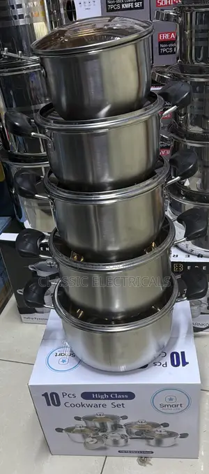 10pcs Stainless Steel Smart Raha Cookware Set