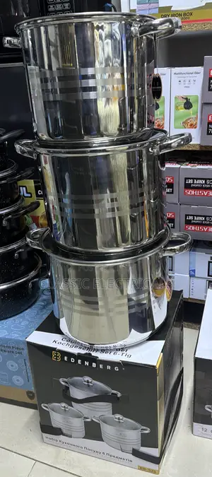 6 PCS Stainless Steel Edenberg Sufuria