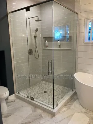 Custom Made Shower Cubicle With Glass