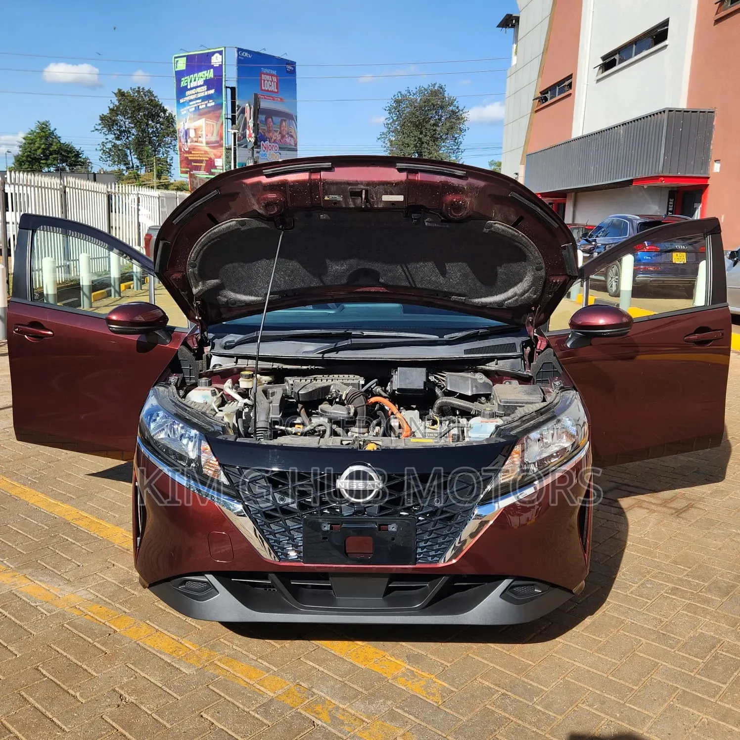 Nissan Note 1.2 Hybrid 2021 Burgundy