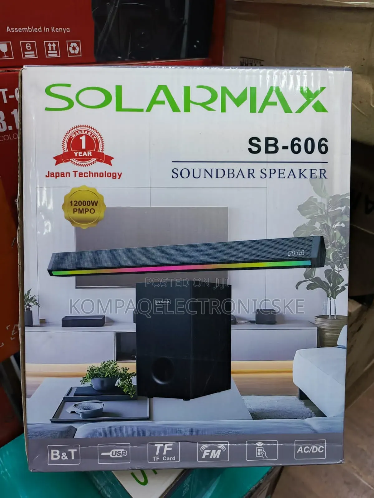 Solarmax 2.1 Bluetooth Brand-New Soundbar