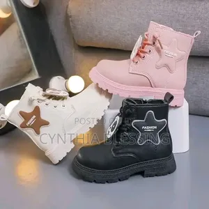 Fashion Kids Boots_leather
