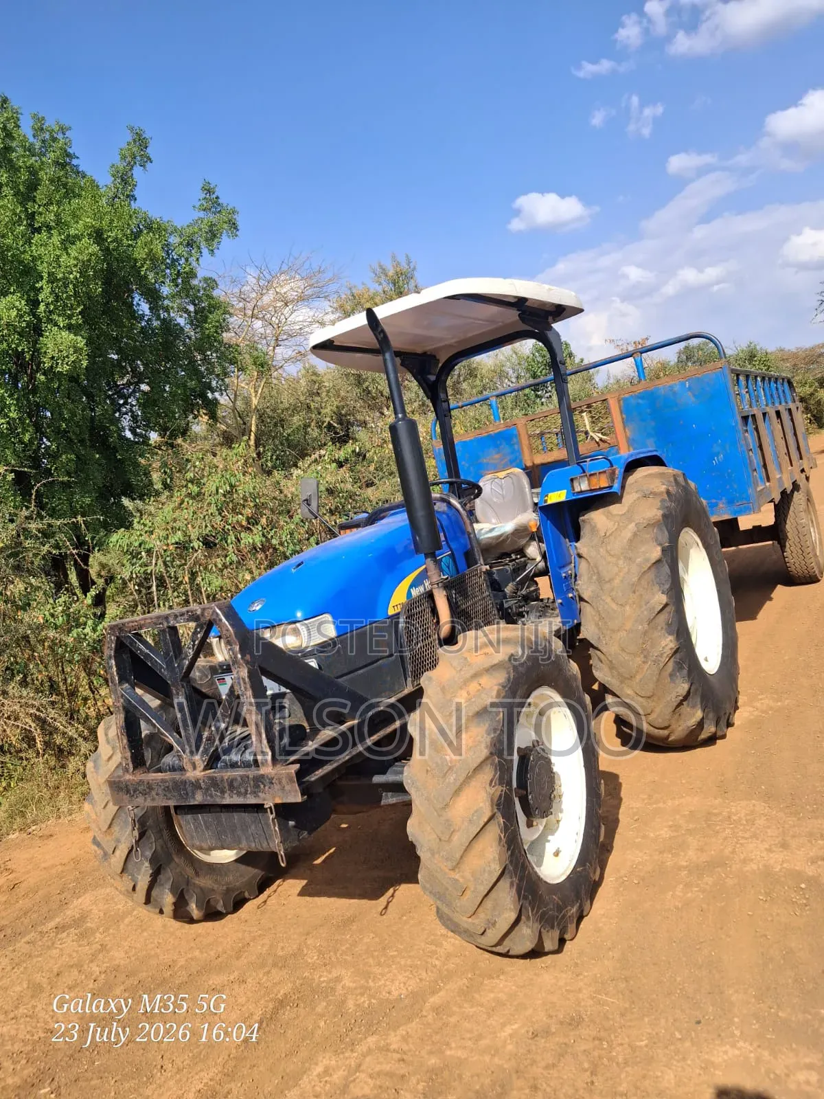 Tractor Newholland Tt 75 Four Wheel
