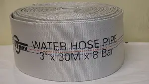 3 X 30M Layflat Canvas Delivery Pipe.