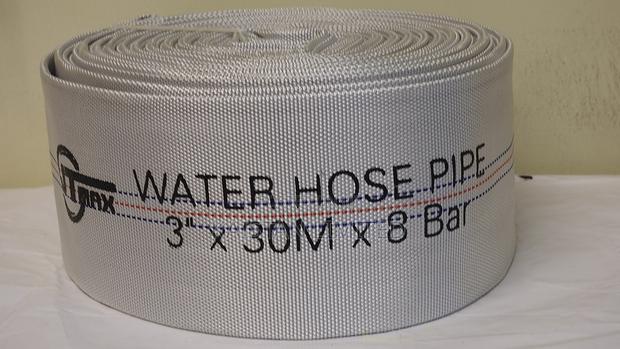 3 X 30M Layflat Canvas Delivery Pipe. - main view