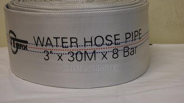 Layflat Water Hose 3 Inch X 30M. Canvas Delivery Pipe