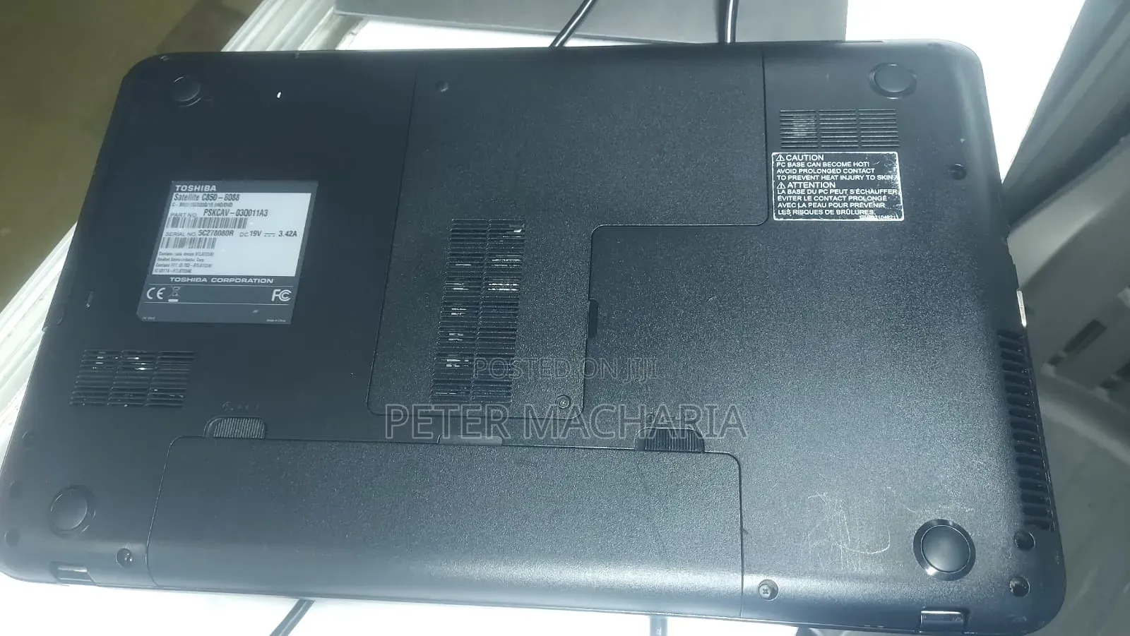 Laptop Toshiba Satellite C850 8GB Intel Core i5 HDD 500GB