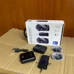 Noise-Reduction Portable Plug and Play Wireless Microphone F11-2
