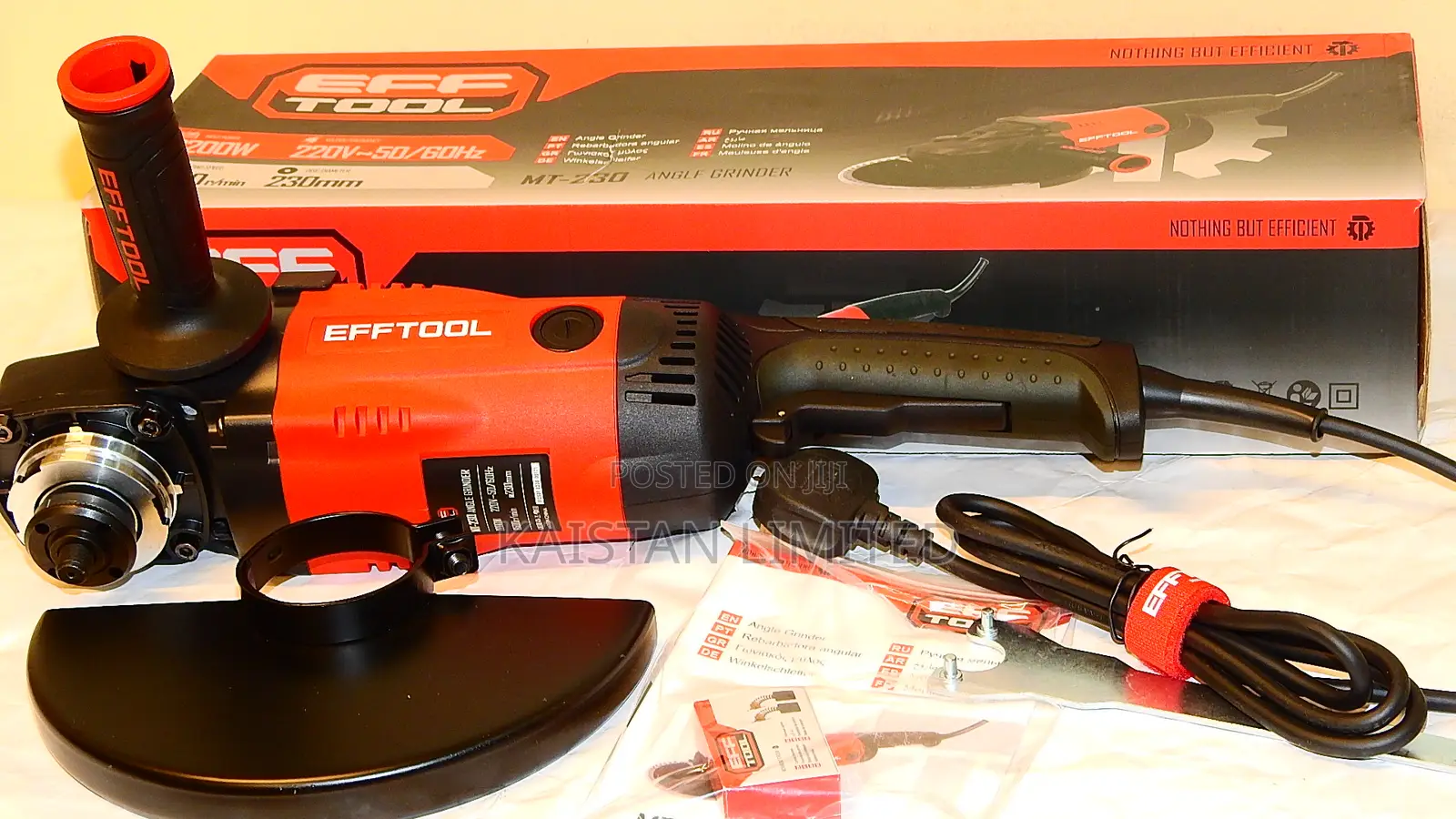 Electric Angle Grinder 230mm/ Efftool 9 Inch Angle Grinder Electric