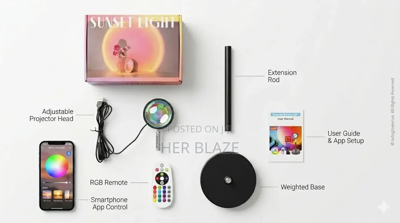 HOTSALE Sunset Lamp Projection Lamp House Decor Photo Shoot Lighting