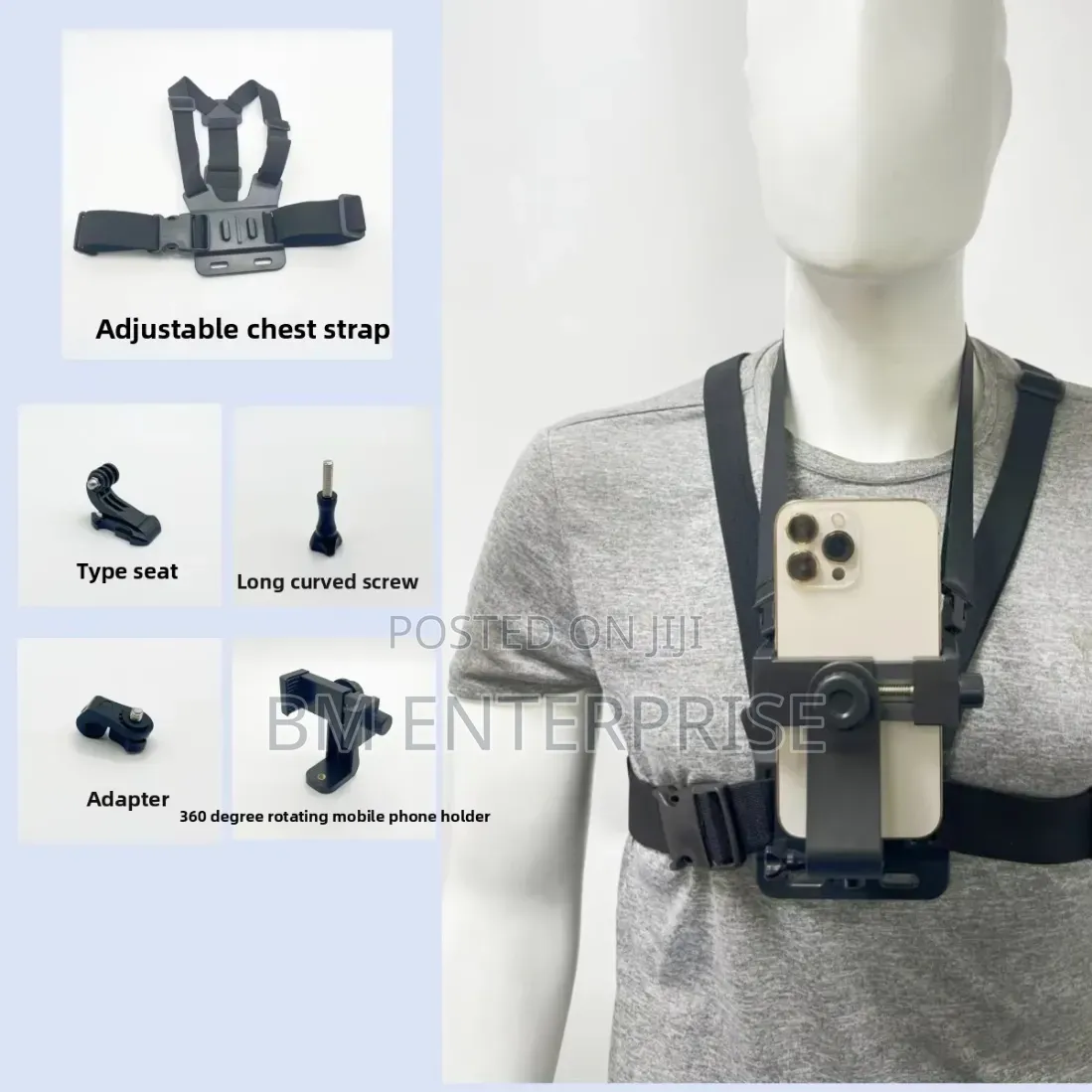 Universal Chest Mount POV Phone Holders Available