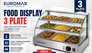 Euromax Imported Commercial Food Display 3 Plate