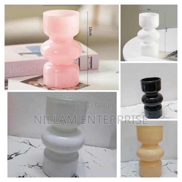 Decorative Glass Hydroponic Flower Vases - thumbnail 2