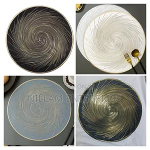 6pcs PVC Non-Woven, Waterproof Table Mats