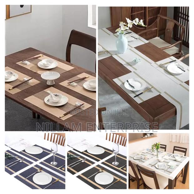 6pcs PVC Table Mats Plus One Table Runner* (30*180cm)