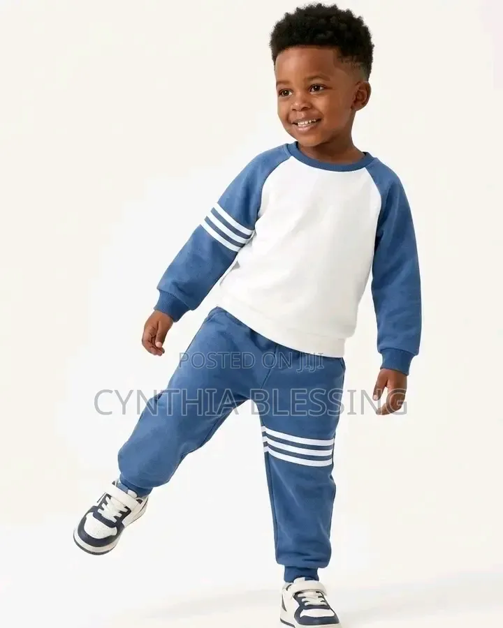 2 Piece Kids Tracksuits Grey