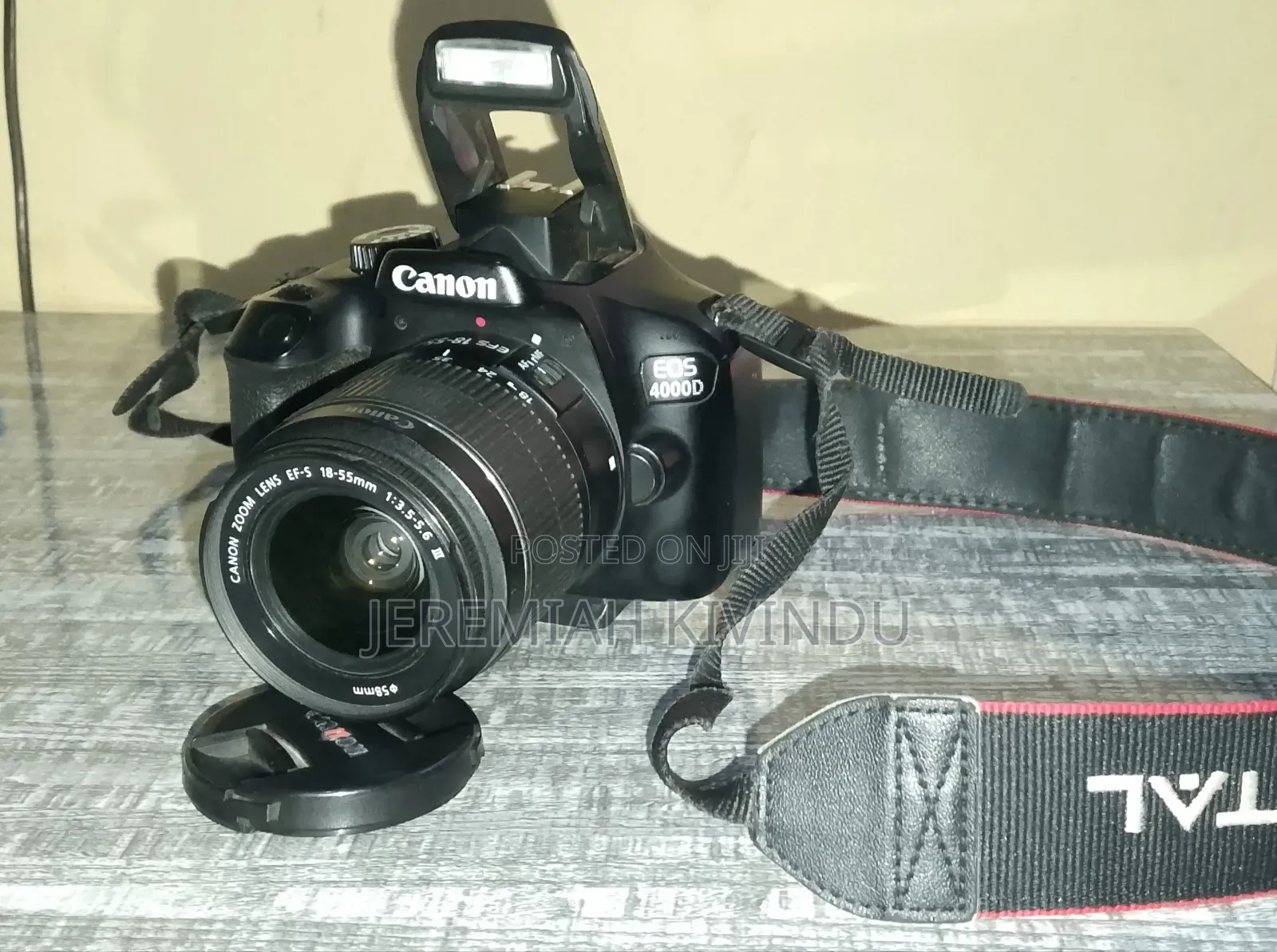 Canon EOS 4000D DSLR Camera + 2 Batteries + Charger + Tripod