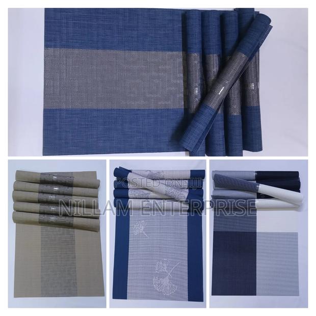 6pc New Pattern PVC Waterproof Place Mats - thumbnail 2