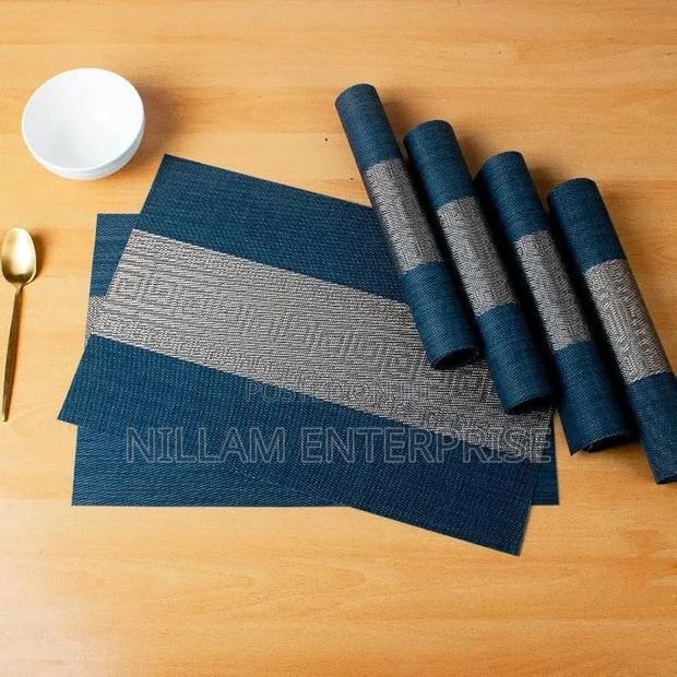 6pc New Pattern PVC Waterproof Place Mats - thumbnail 3