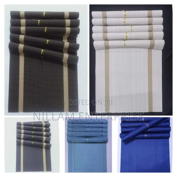 6pc New Pattern PVC Waterproof Place Mats - thumbnail 5