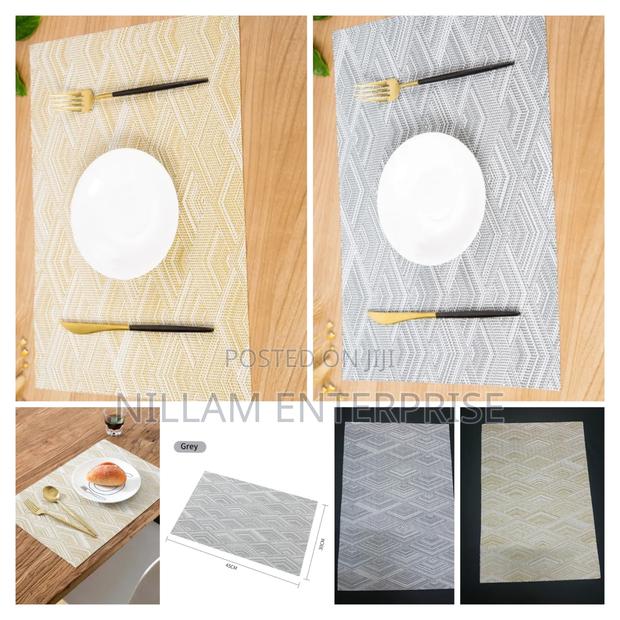 6pc New Pattern PVC Waterproof Place Mats - thumbnail 6
