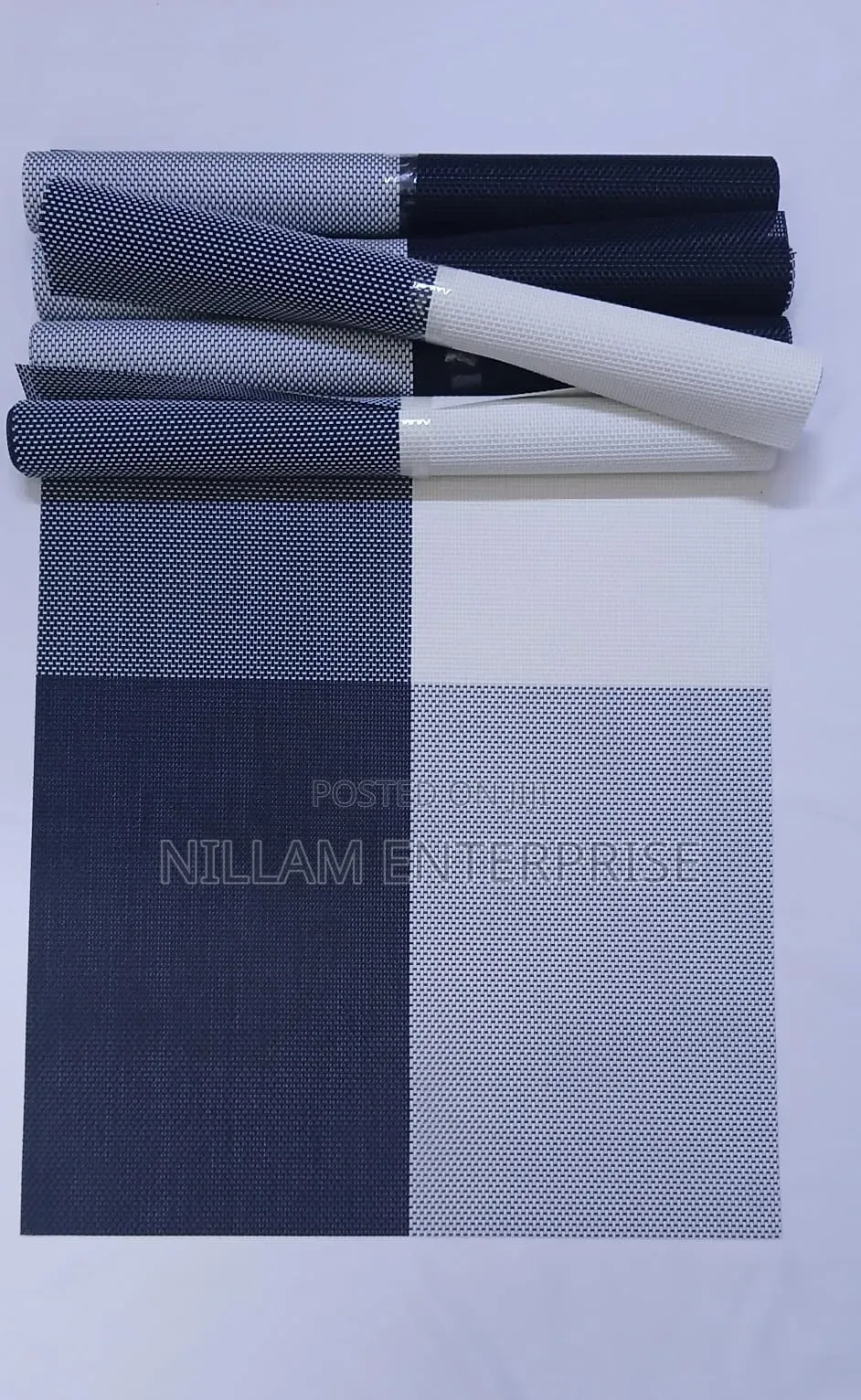 6pc New Pattern PVC Waterproof Place Mats