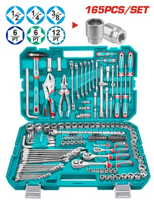 165 Piece Combination Tools Set THKTHP61657