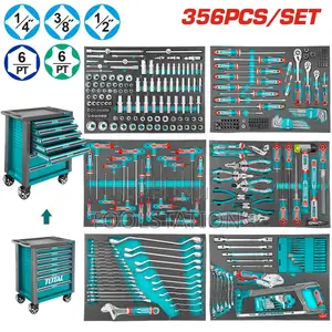 356 Piece Roller Tool Set 7 Drawers Heavy Duty THPTCS73561