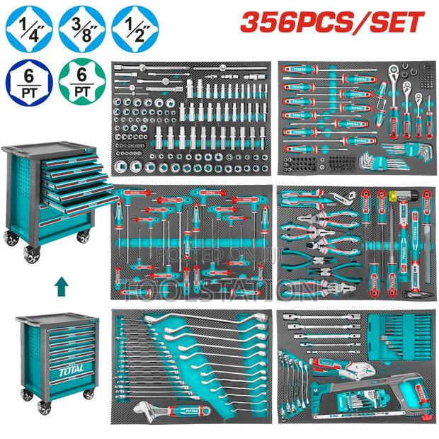356 Piece Roller Tool Set 7 Drawers Heavy Duty THPTCS73561