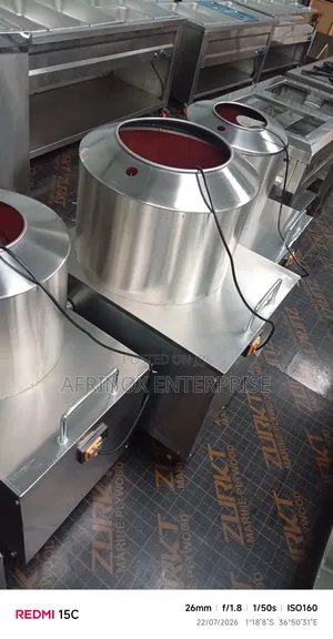 Commercial Potato Peeler, Imported. 50Kg Capacity, 400kg/Hr
