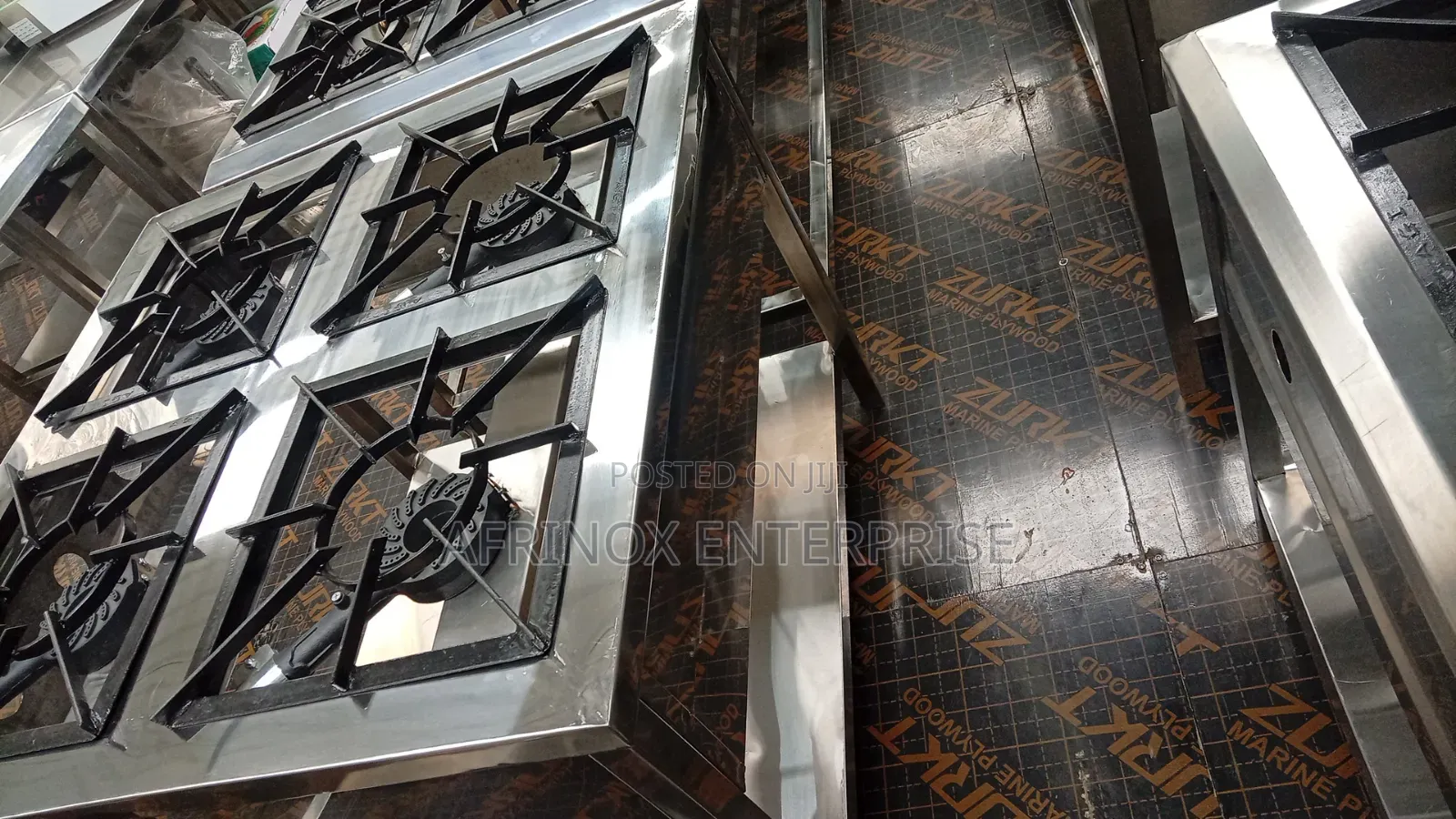 Stainless Jiko, 4 Burners Jiko