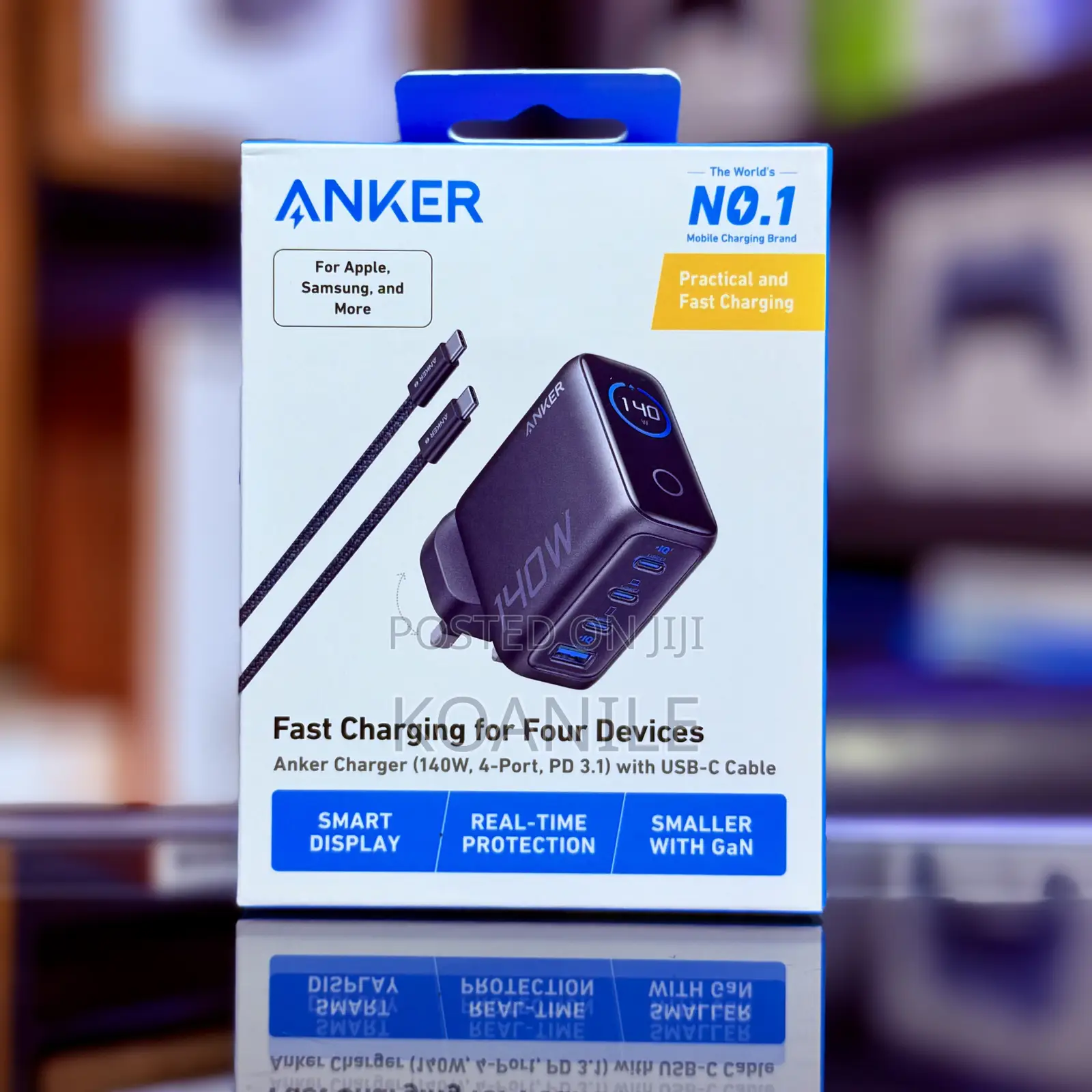 Anker 140W USB C Charger (4-Port, PD 3.1)