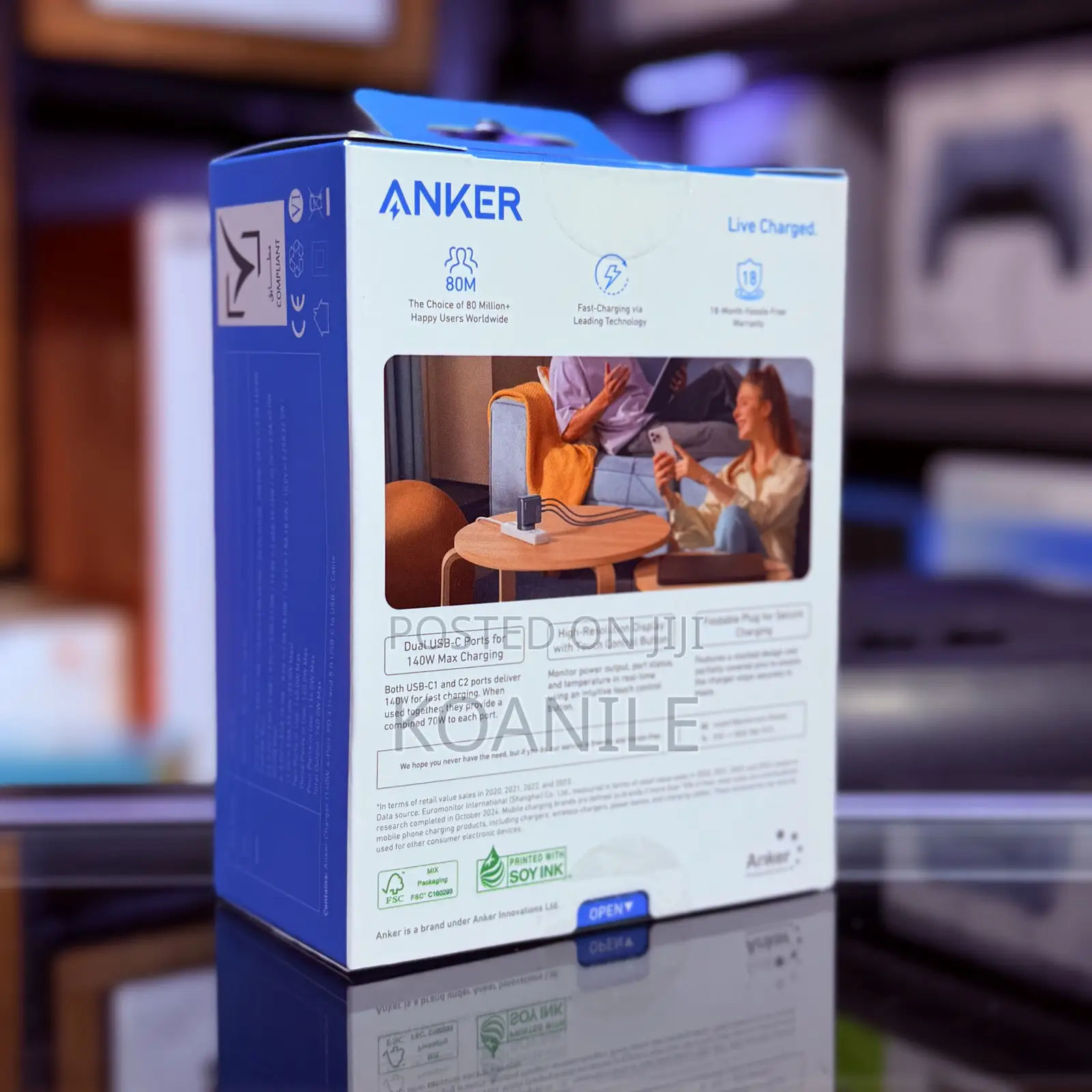 Anker 140W USB C Charger (4-Port, PD 3.1)