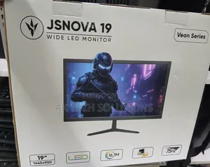 Jsnova 19 Wide Led Monitor Djsnova-19f7h 75Hz Hdmi/Vga Brand New