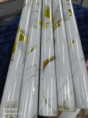 White Gold Marble Contact Paper Self Adhesive