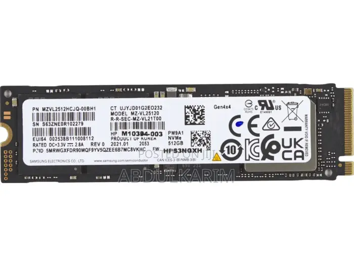 500gb SSD Nvme M.2