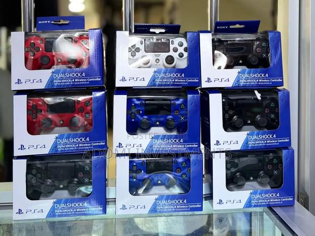 Sony PlayStation 4 DualShock 4 Wireless Controller in Multiple Colors.