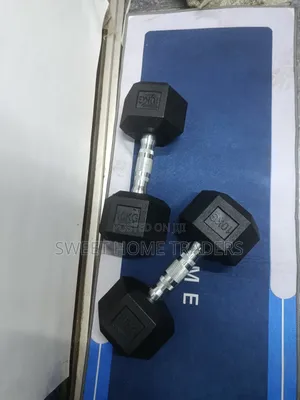 5kg Hexagon Dumbbells Pair Fixed Weight