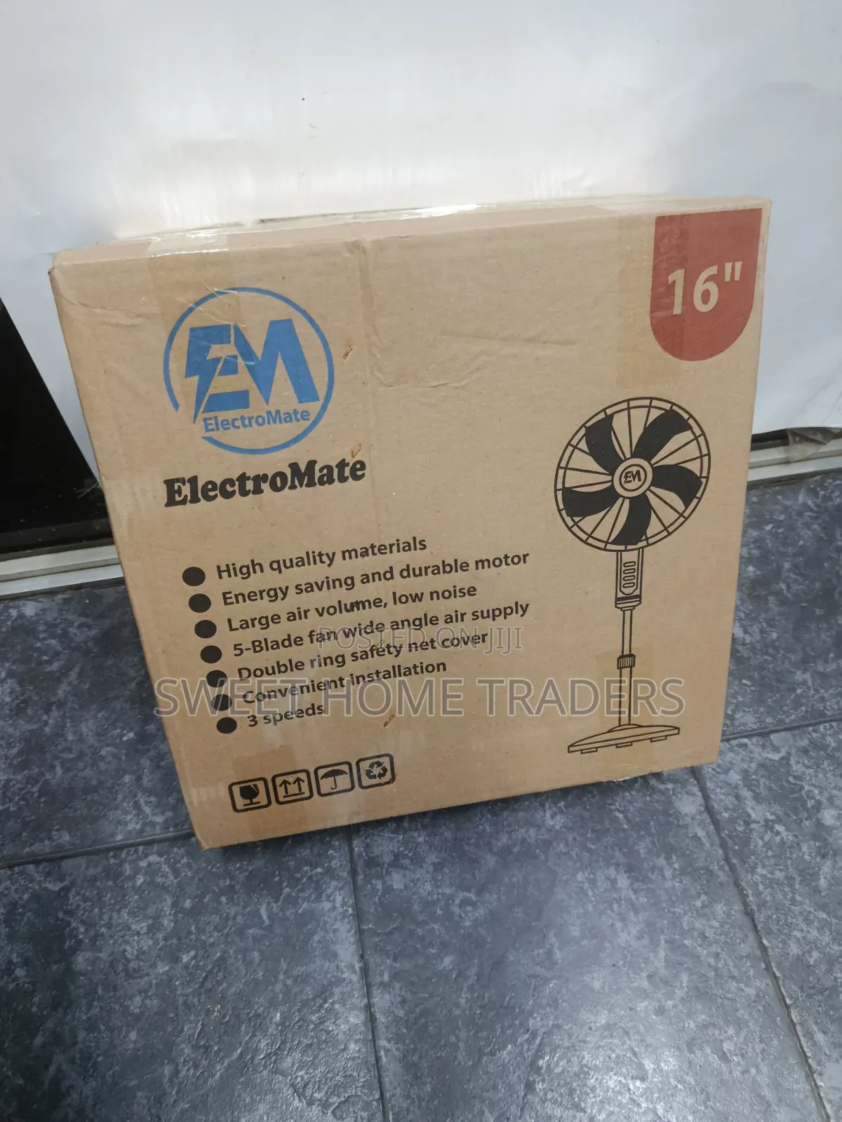 16' Electromate Stand Fan Room Heater