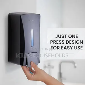 Elegant Black Soap Dispenser