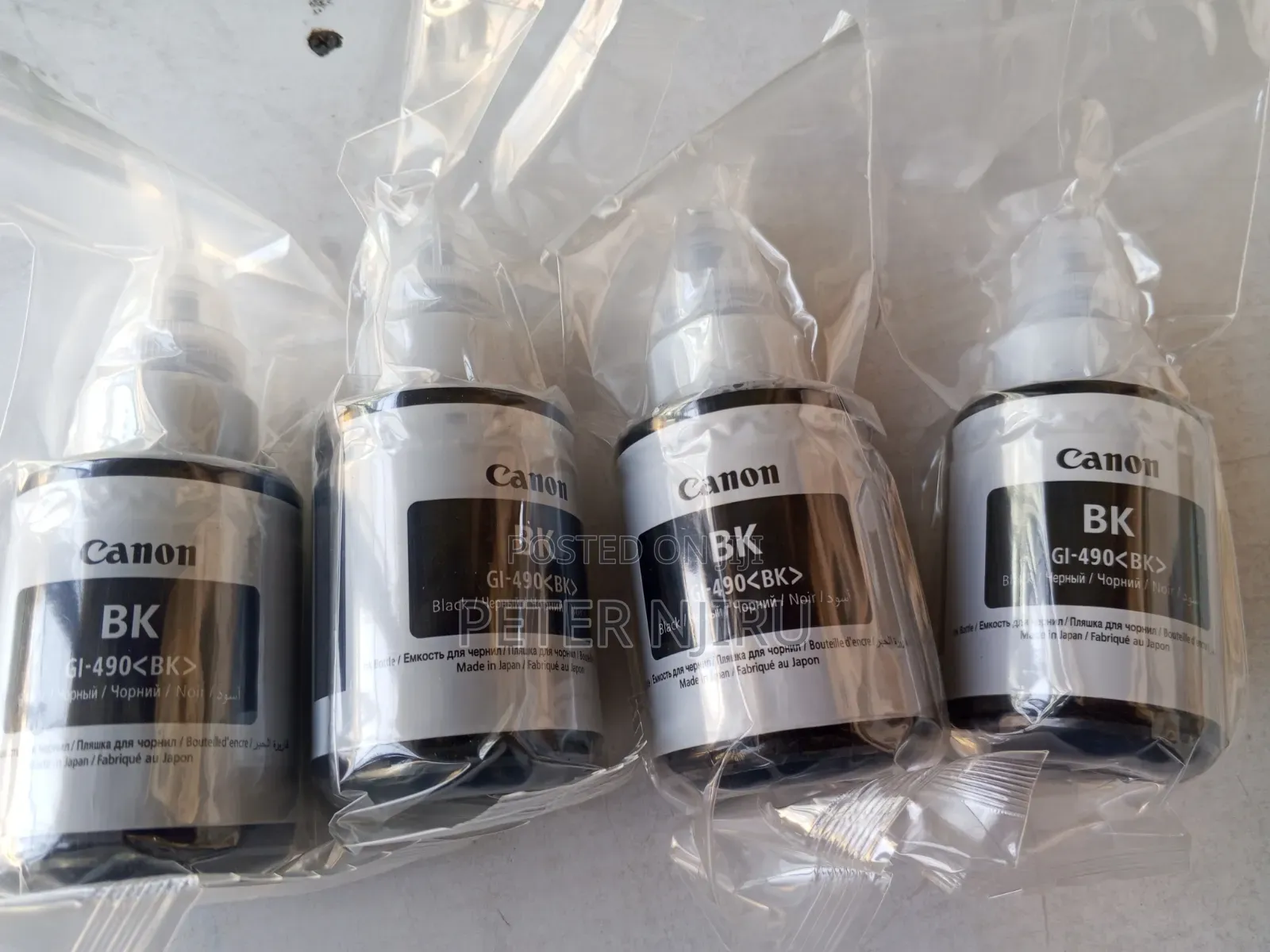 BLACK Gl-490 Inks 125Ml Original