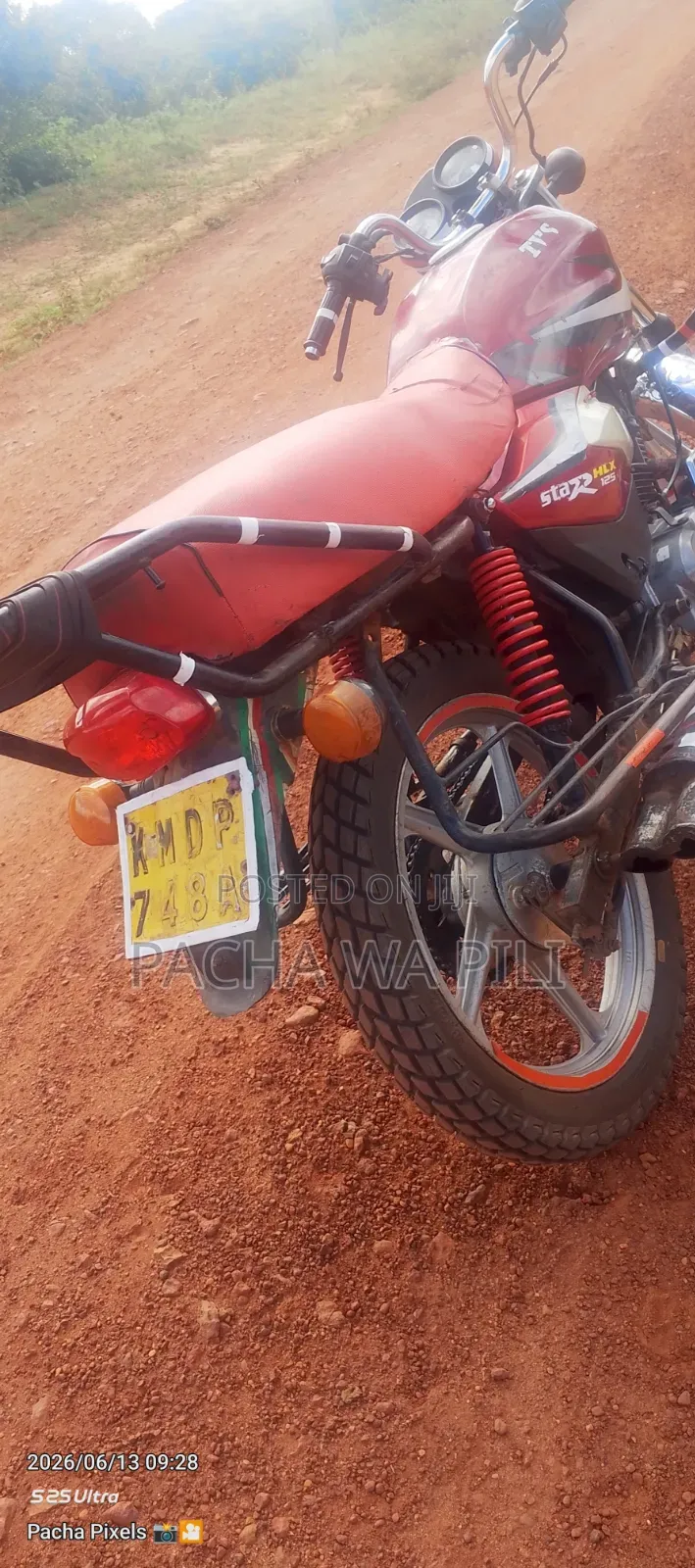TVS HLX 125 2020 Red