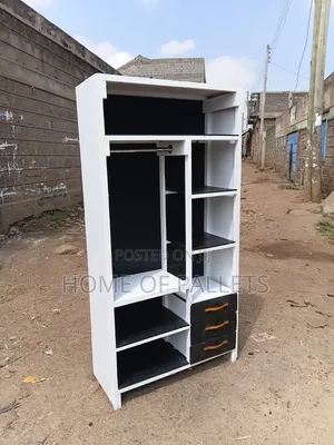 3 by 6 Strong New Pallet Wardrobe