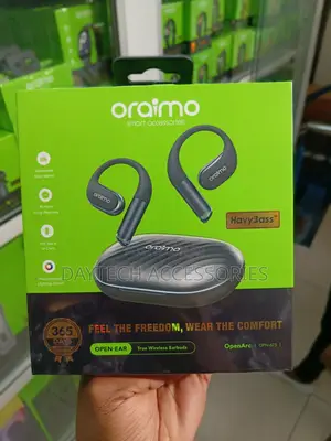 The Oraimo OpenArc OPN-675 Open-Ear True Wireless Earbuds.