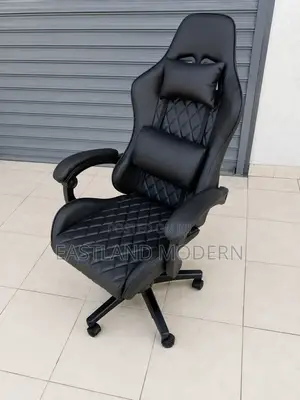 Black Leather Gaming Chair