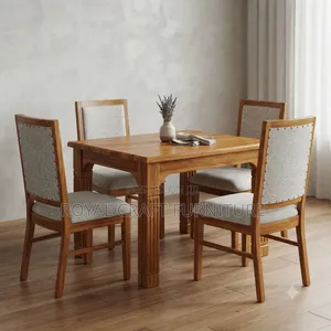 4 Seater Mahogany Dinning Set